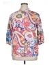 Assorted Brands Paisley Pink 3/4 Sleeve Blouse Size XL - photo 1