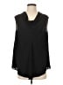 BCBGMAXAZRIA 100% Polyester Black Sleeveless Blouse Size XXS - photo 1