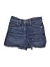 Express Blue Denim Shorts Size 2 - photo 1