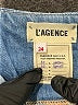 L'Agence Blue Denim Shorts Size 24 waist - photo 3