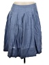 Talbots 100% Linen Solid Blue Casual Skirt Size 8 Petite - photo 1
