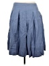 Talbots 100% Linen Solid Blue Casual Skirt Size 8 Petite - photo 2