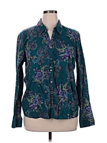 Gloria Vanderbilt Long Sleeve Blouse (view 1)