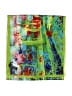 Unbranded 100% Polyester Floral Green Scarf One size - photo 2