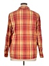 Rafaella Plaid Orange Long Sleeve Button-Down Shirt Size 16 - photo 2