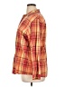 Rafaella Plaid Orange Long Sleeve Button-Down Shirt Size 16 - photo 5
