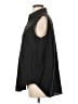 Theory Black Sleeveless Button-Down Shirt Size S - photo 5