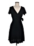 Alya Solid Black Casual Dress Size M - photo 1