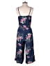 Gap 100% Viscose Floral Blue Jumpsuit Size S - photo 2