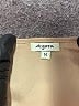 Agora 100% Polyester Tan Short Sleeve Blouse Size M - photo 7