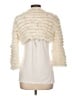 BCBGMAXAZRIA Ivory Faux Fur Jacket Size L - photo 2