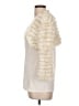 BCBGMAXAZRIA Ivory Faux Fur Jacket Size L - photo 5