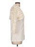 BCBGMAXAZRIA Ivory Faux Fur Jacket Size L - photo 4