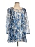 Ali Miles Blue 3/4 Sleeve Blouse Size L - photo 1