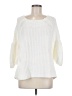 Zara 100% Cotton White Pullover Sweater Size M - photo 1