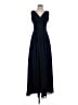 Bill Levkoff 100% Polyester Blue Cocktail Dress Size 2 - photo 1