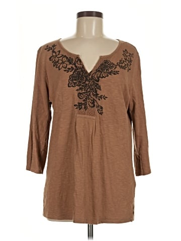 Coldwater Creek 3/4 Sleeve Blouse (view 1)
