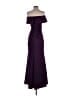 Xscape Solid Purple Cocktail Dress Size 4 - photo 2