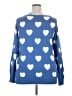 Torrid Hearts Blue Pullover Sweater Size 2X Plus (2) - photo 2
