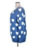 Torrid Hearts Blue Pullover Sweater Size 2X Plus (2) - photo 5