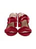 Ann Taylor 100% Leather Red Sandals Size 6 1/2 - photo 2