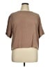 Unbranded Brown Short Sleeve Blouse Size XL - photo 1