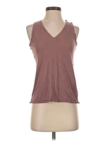 Madewell Whisper Cotton V-Neck Tank (view 1)