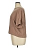 Unbranded Brown Short Sleeve Blouse Size XL - photo 5