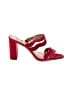 Ann Taylor 100% Leather Red Sandals Size 6 1/2 - photo 1
