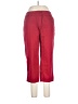 Bill Blass Solid Red Casual Pants Size 14 - photo 1