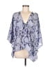 By Anthropologie Blue 3/4 Sleeve Blouse One size - photo 1
