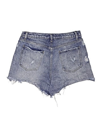 Signature 8 Denim Shorts (view 2)