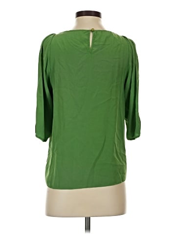 Tibi 3/4 Sleeve Silk Top (view 2)