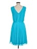 Jessica Simpson 100% Polyester Solid Teal Cocktail Dress Size 12 - photo 2