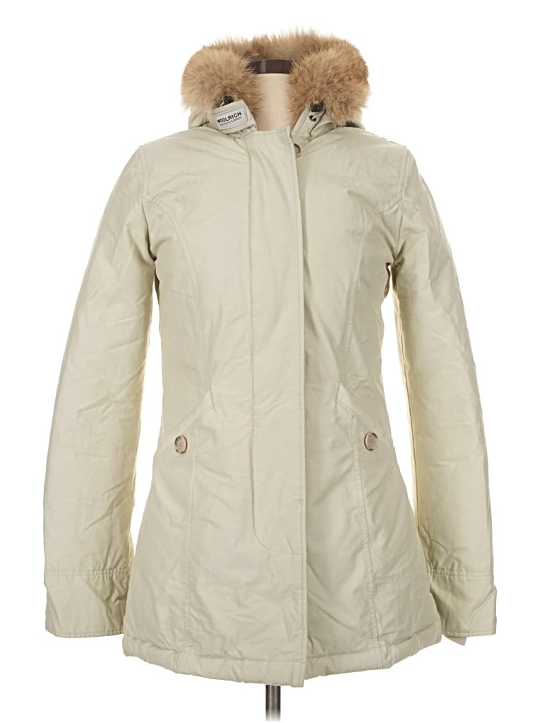Pre-owned Woolrich Snow Jacket In Ivory