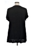 One World Black Short Sleeve Blouse Size 1X - photo 2