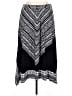JM Collection Chevron-herringbone Black Casual Skirt Size XL - photo 1