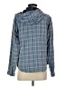 Columbia Plaid Blue Long Sleeve Button-Down Shirt Size S - photo 2