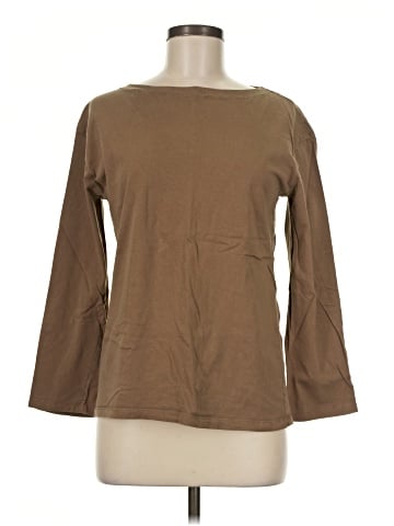 Zara Basic 3/4 Sleeve T-Shirt (view 1)