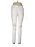 Just Black Hearts Ivory Jeans Size 30 waist - photo 1