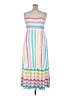 Torrid Stripes White Casual Dress Size 2X Plus (2) - photo 2