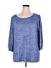 Evri Blue Pullover Sweater Size 1X - photo 1