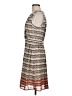 Halogen 100% Polyester Chevron-herringbone Gray Cocktail Dress Size 6 - photo 5