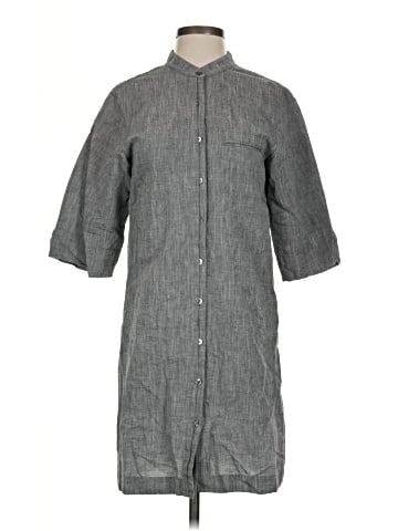 Vince. 3/4 Sleeve Button-Down Shirt (view 1)