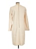 J.Crew Solid Ivory Casual Dress Size 10 (tall) - photo 2