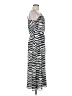 Worthington 100% Polyester Animal Print Silver Casual Dress Size M - photo 4
