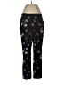 Topshop Floral Black Casual Pants Size 8 - photo 1