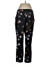 Topshop Floral Black Casual Pants Size 8 - photo 2