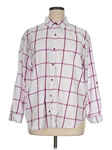 Gloria Vanderbilt Long Sleeve Button-Down Shirt (view 1)