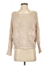 BLVD 100% Polyester Metallic Tan Pullover Sweater Size S - photo 1
